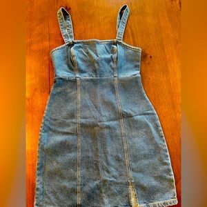 Jean mini dress